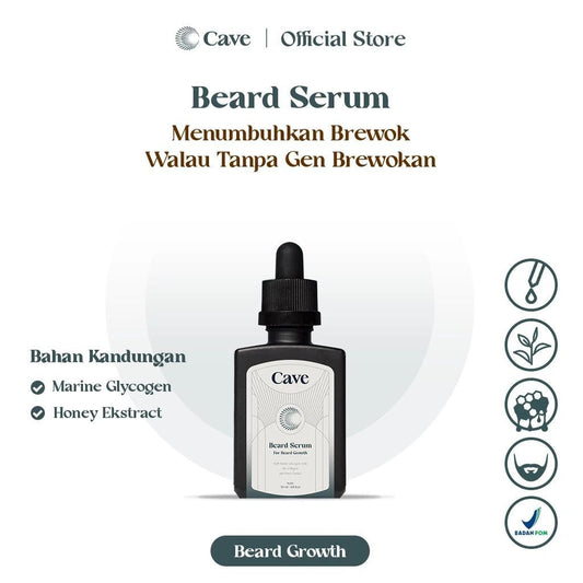 CAVE Beard Growth & Thickening Serum - Grow a Fuller Beard