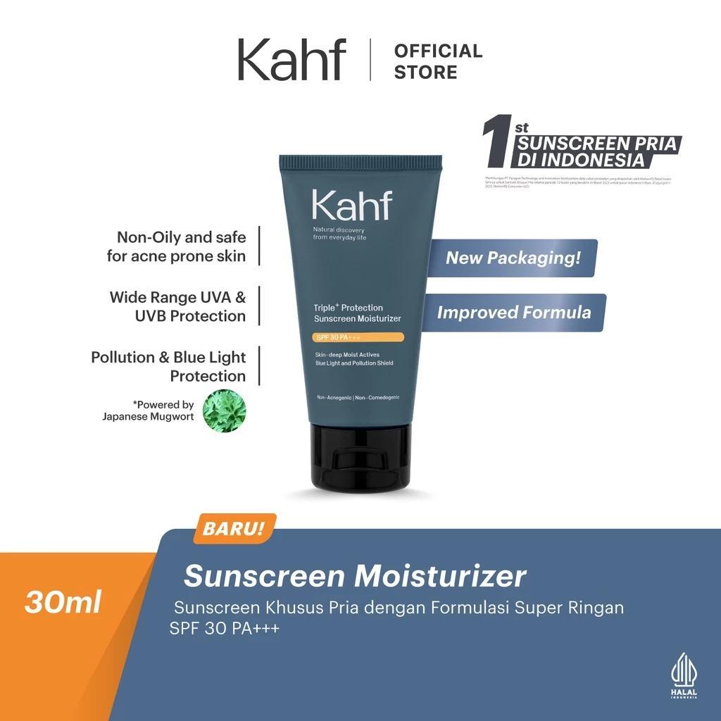 Twin Pack Kahf Triple Protection Sunscreen Moisturizer SPF 30 PA+++ 30 ml