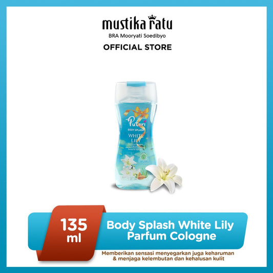 Mustika Puteri Body Splash White Lily 135ml Parfum Cologne