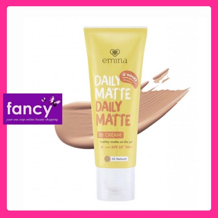 Emina Daily Matte BB Cream SPF25 PA++ 16 gr - Melembabkan, Matte Finish, Oil Control