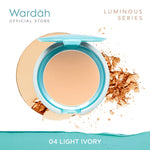 WARDAH Everyday Luminous Two Way Cake 12 g - Bedak Dengan Hasil Matte Yang Halus Ringan Dengan Kandungan Vit E - Oil Control Dengan Hasil Akhir Natural - Makeup - Cocok Dipakai dengan Cushion