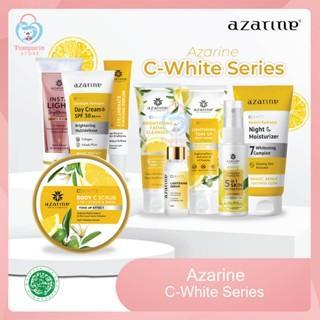 Azarine C-White Series - Day & Night Cream, Essence, Facial Cleanser, Body Scrub & Cleanser for Brightening Glow