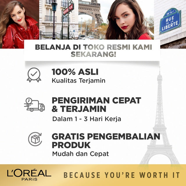 L'Oreal Paris Extraordinary Oil Pink Hair Serum - 100 ml x2 Pcs [Perawatan Rambut]