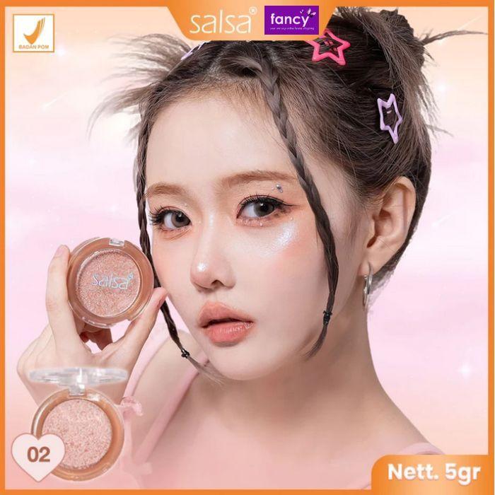 Salsa Galaxy Highlighter – Shimmer Glow Makeup for Face & Cheeks | High Pigmented Korean Douyin Style