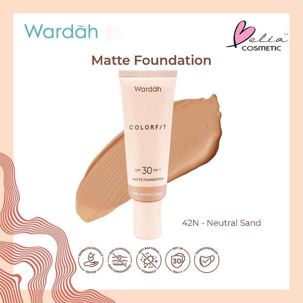 WARDAH Colorfit Makeup Set – Matte Foundation & Glow Cushion (Full/Refill)