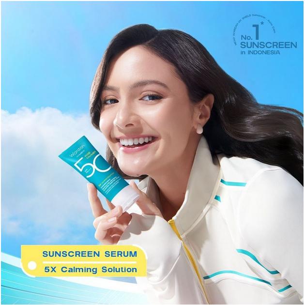 Wardah UV Shield Acne Calming Sunscreen Serum SPF 50 PA++++ | 40ml / 25ml NEW!