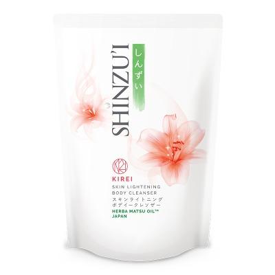 Shinzu’i Skin Lightening Body Wash – Kirei Refill 380ml | With Herba Matsu Oil & Natural Brightening Formula | Smooth, Radiant, and Fresh Skin Every Day