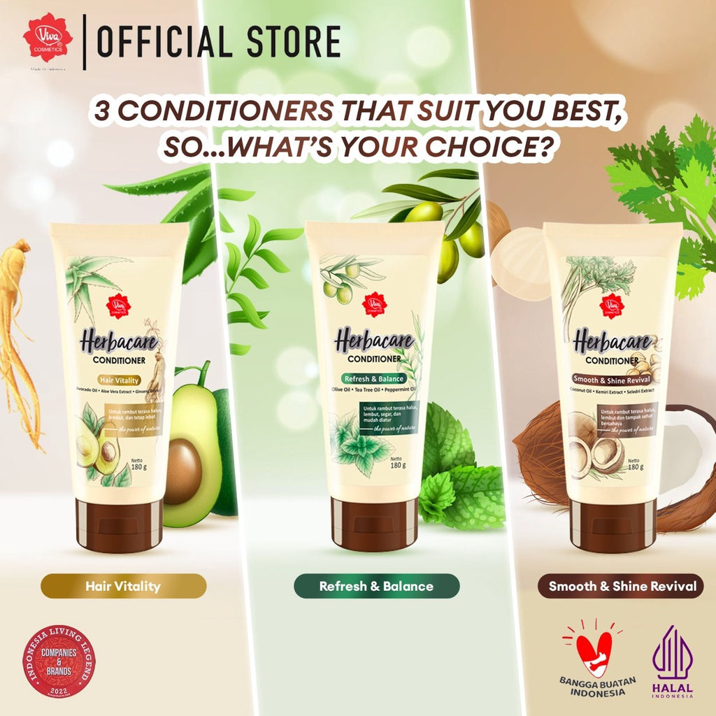 Viva Herbacare Conditioner - 180 gr (tersedia 3 varian)