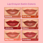 Implora Lip Crayon Satin 3,5 gr | Lipstik Ringan | Gloss Satin Finish