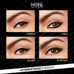 MAKE OVER Hyperblack Superstay Liner - Eyeliner BEST SELLER Hitam Pigmented Waterproof Smudgeproof Tahan Seharian Tidak Luntur untuk Daily Pesta Part Wing Liner