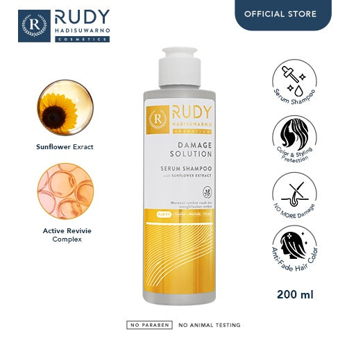 Rudy Hadisuwarno Cosmetics Damage Solution Serum Shampoo 200 ml