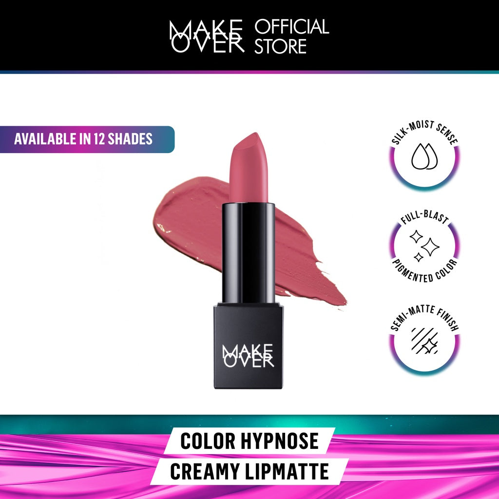 [SPECIAL MASTERSHADE] MAKE OVER Color Hypnose Creamy Lipmatte 4.3 g - Lipstick
