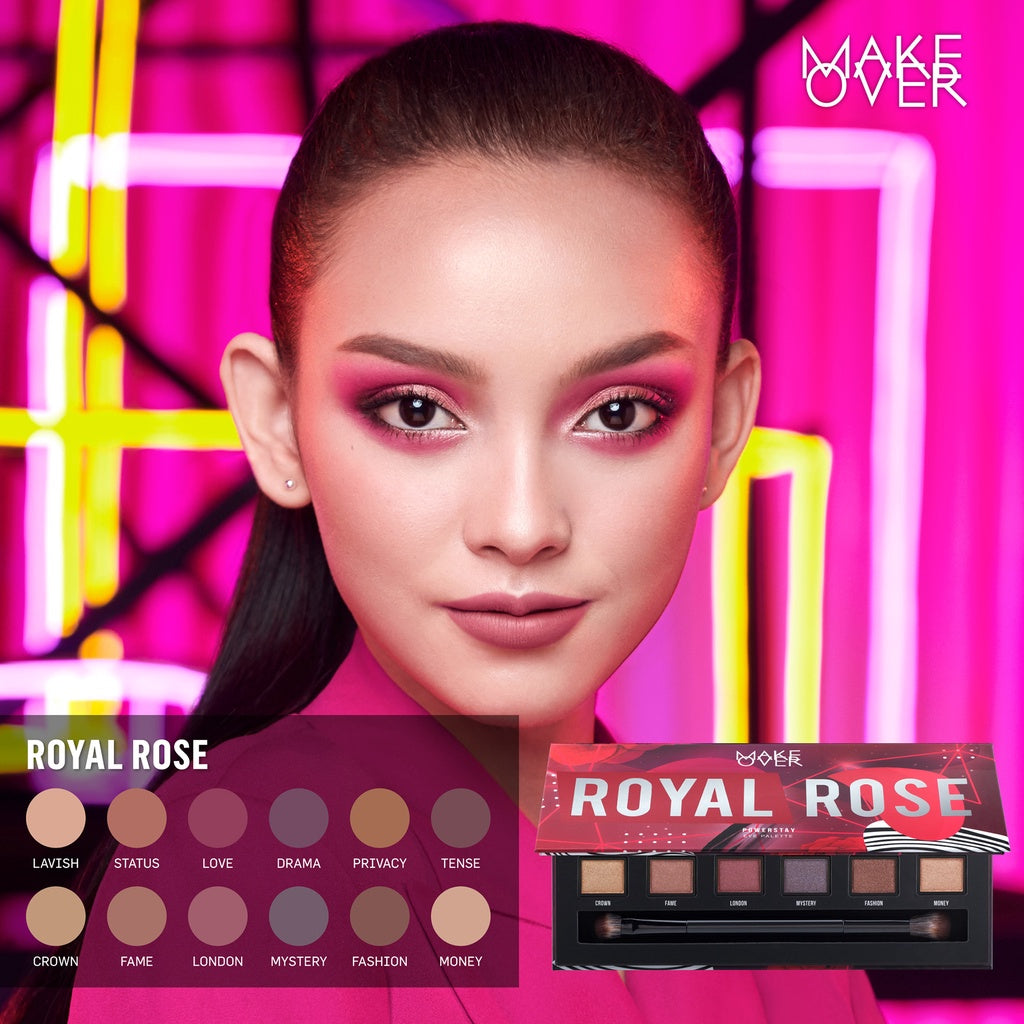MAKE OVER Powerstay  Eye Palette 12 x 0.4 g - Eye Shadow Palette