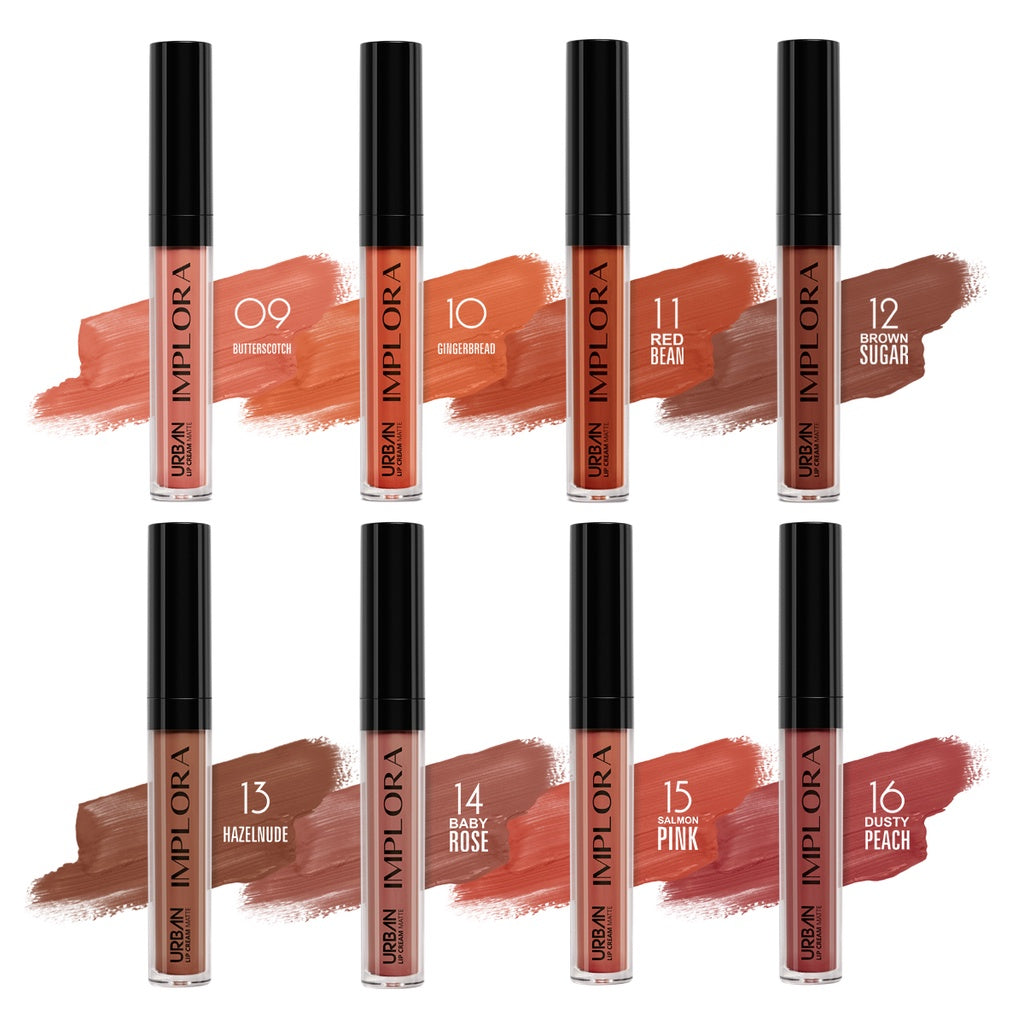 Implora Urban Lip Cream Matte | Lipstik Lipstick Approved by Prilly Latuconsina | Long-Lasting Bibir