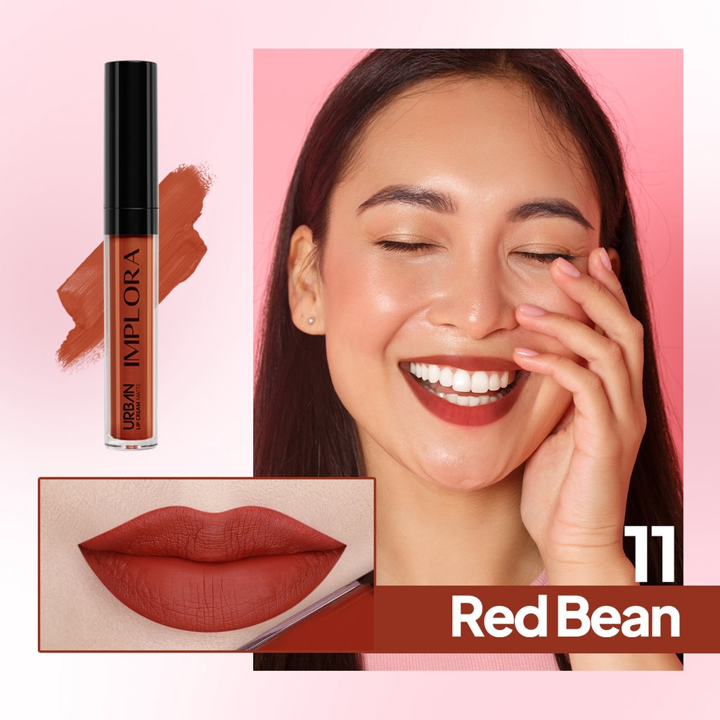 Implora Urban Lip Cream Matte | Lipstik Lipstick Approved by Prilly Latuconsina | Long-Lasting Bibir
