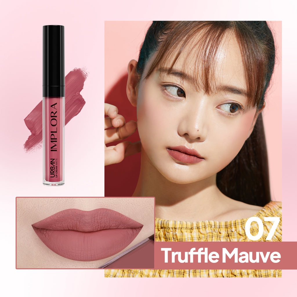 Implora Urban Lip Cream Matte | Lipstik Lipstick Approved by Prilly Latuconsina | Long-Lasting Bibir