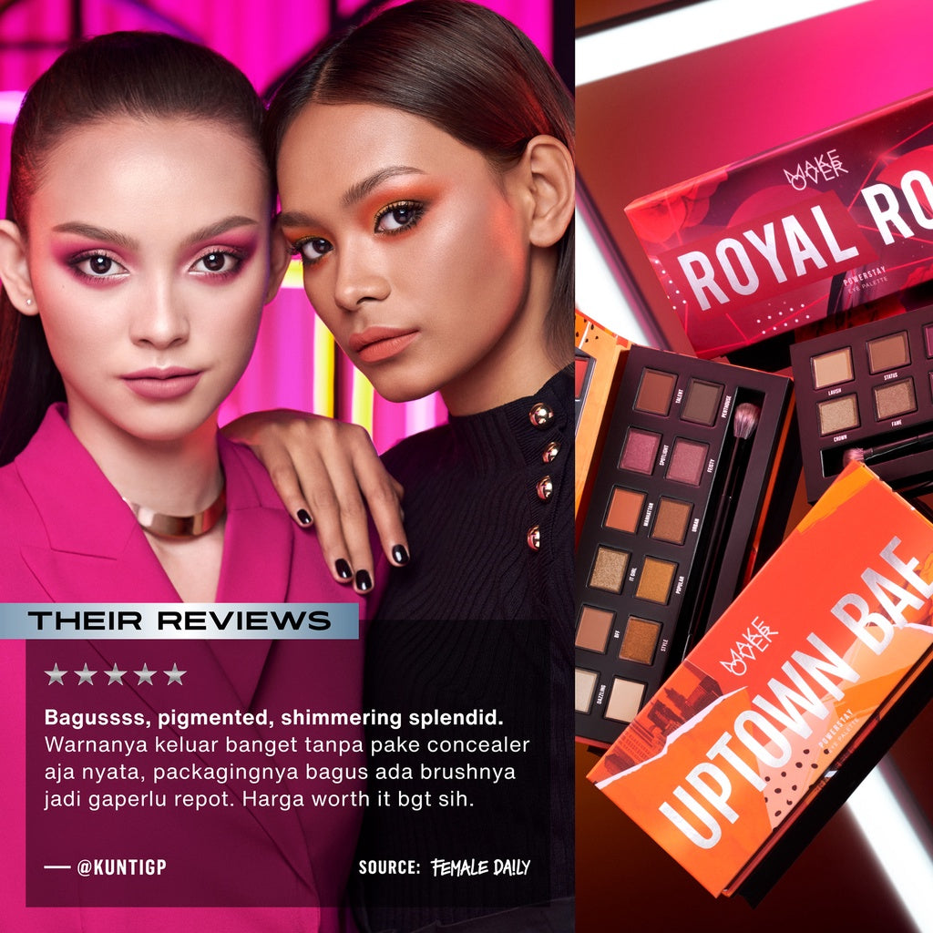 MAKE OVER Powerstay  Eye Palette 12 x 0.4 g - Eye Shadow Palette