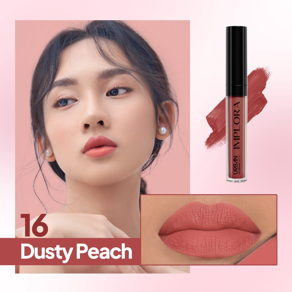 Implora Urban Lip Cream Matte | Lipstik Lipstick Approved by Prilly Latuconsina | Long-Lasting Bibir