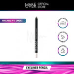 MAKE OVER Eye Liner Pencil - Eyeliner Creamy Pigmented Intense Pekat Smudgeproof Presisi