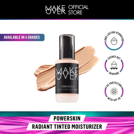 MAKE OVER Powerskin Radiant Tinted Moisturizer 40 ml - Face Moisturizer