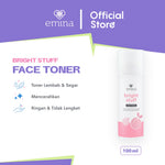 Emina Bright Stuff Double Trouble Package - Paket Perawatan Toner dan Serum Mencerahkan