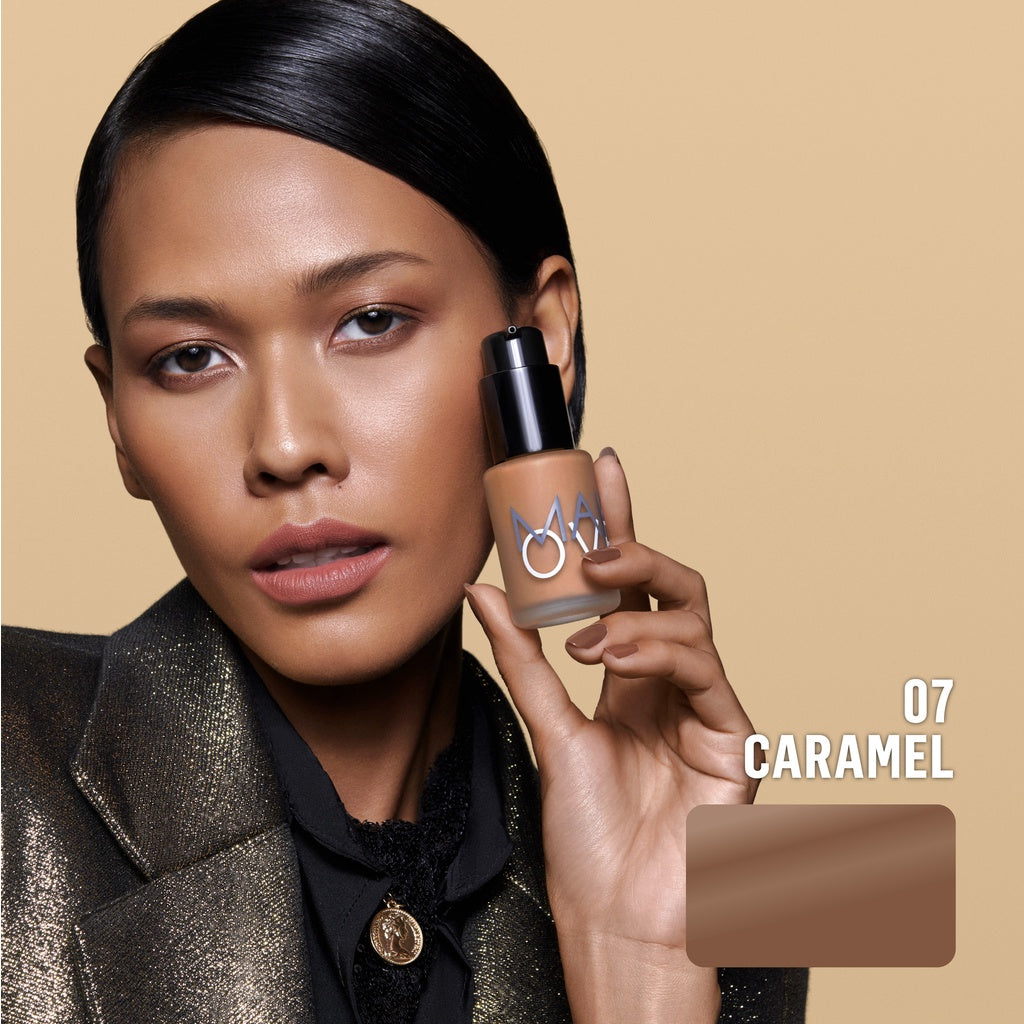 [SPECIAL MASTERSHADE] MAKE OVER Ultra Cover Liquid Matte Foundation - Foundation Cair High Coverage Wajah Flawless Finish Satin Ringan Poreless Make Up Tahan Lama Non-Comedogenic BEST SELLER Somethin Time Less w Maybe Euphoria