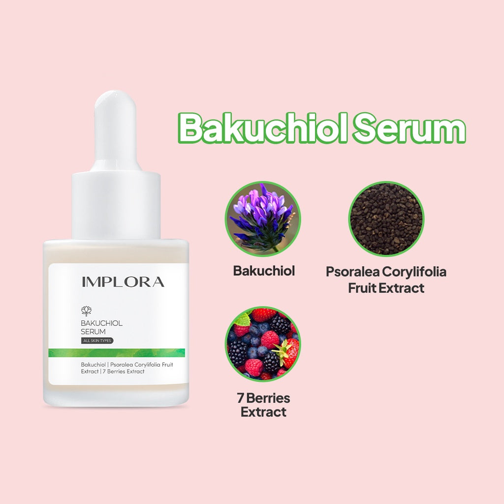 Implora Serum Wajah 20ML | Mencerahkan | Kulit Berjerawat | Komedo Dark Spot | Hydrating