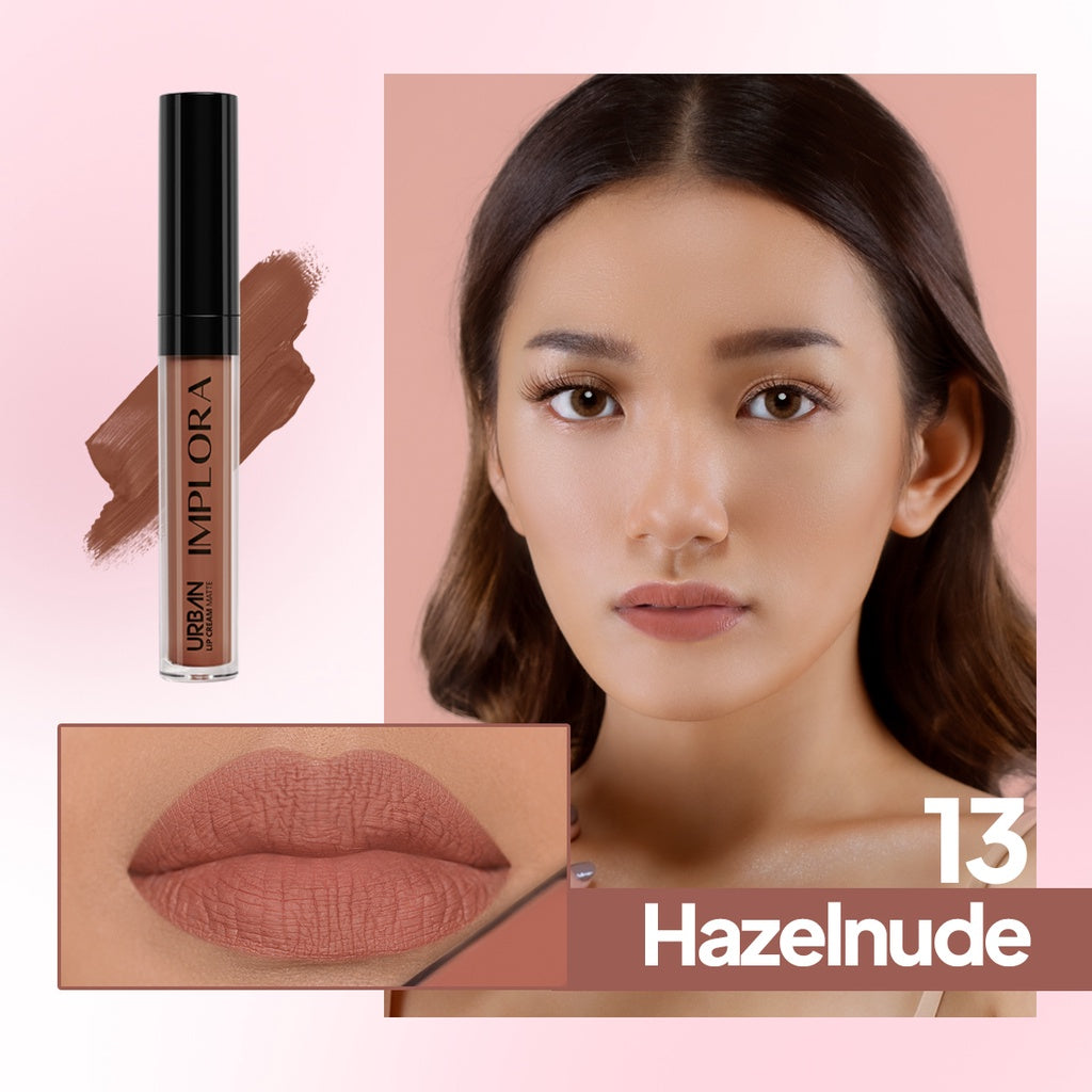 Implora Urban Lip Cream Matte | Lipstik Lipstick Approved by Prilly Latuconsina | Long-Lasting Bibir