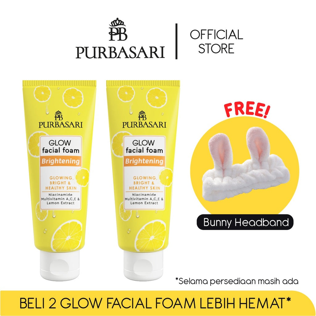 Purbasari Glow Facial Foam - Brightening