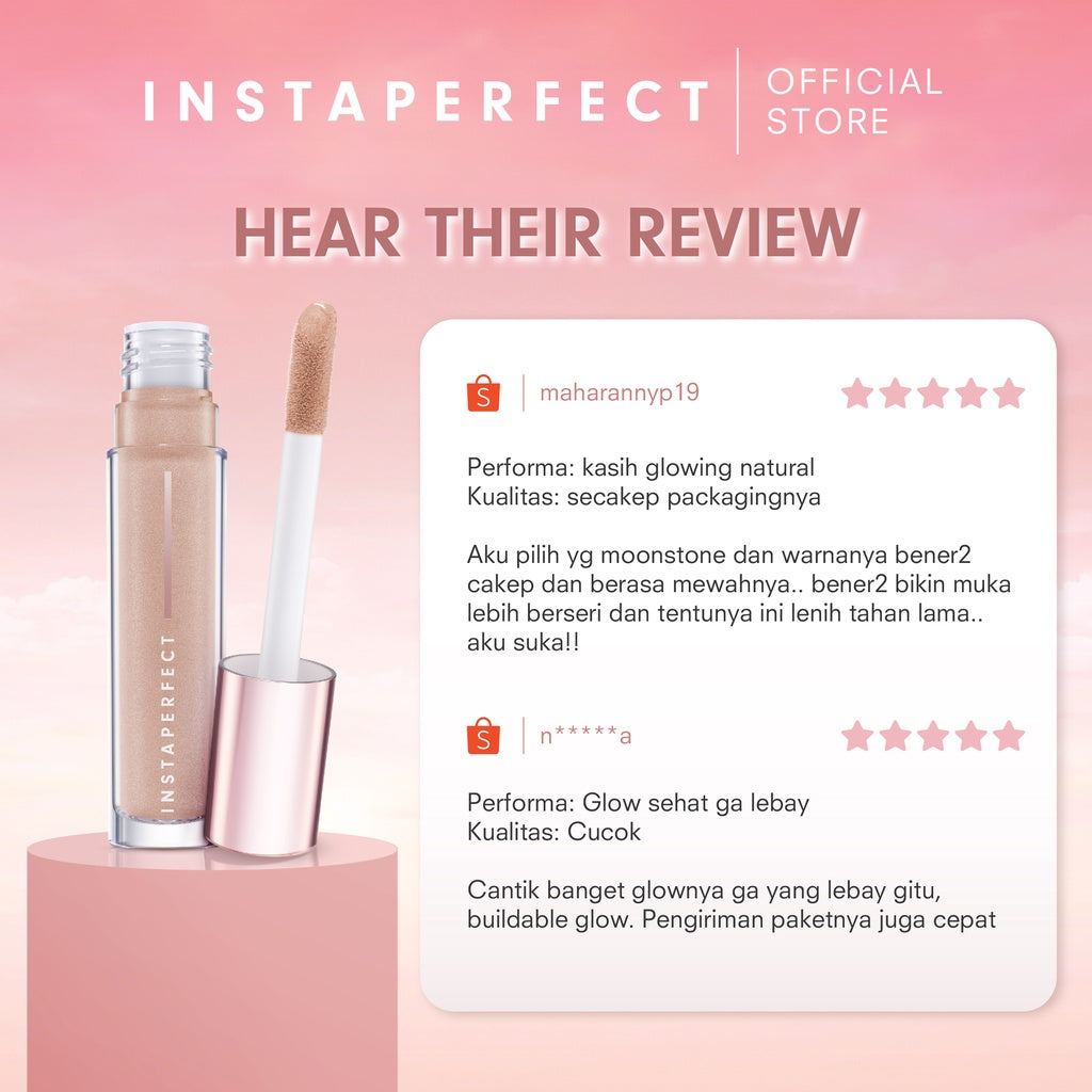 Instaperfect Hi Glow Fluid Highlighter 6 ml (Buildable Glow Intensity, Pearlize Glow)