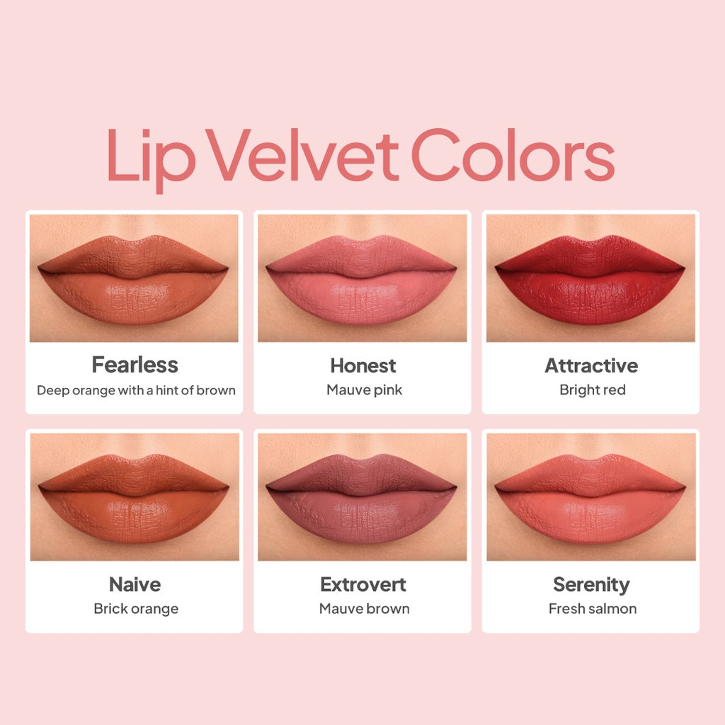 Implora Lip Velvet | Lipstick Bibir