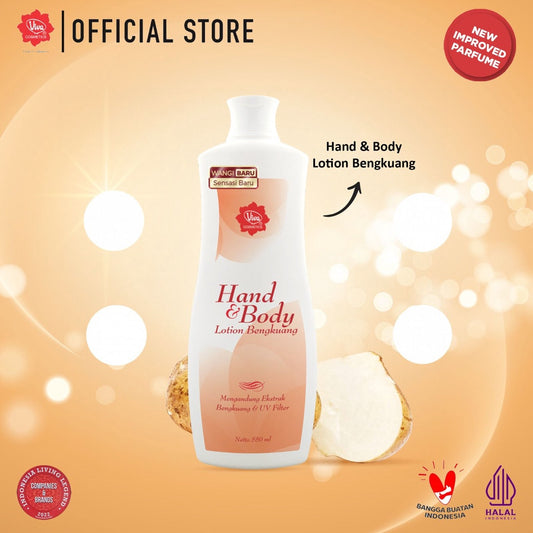 Viva Hand & Body Lotion Bengkuang with New IMPROVED Parfume (WHITENING & UV Filter) - 550ml