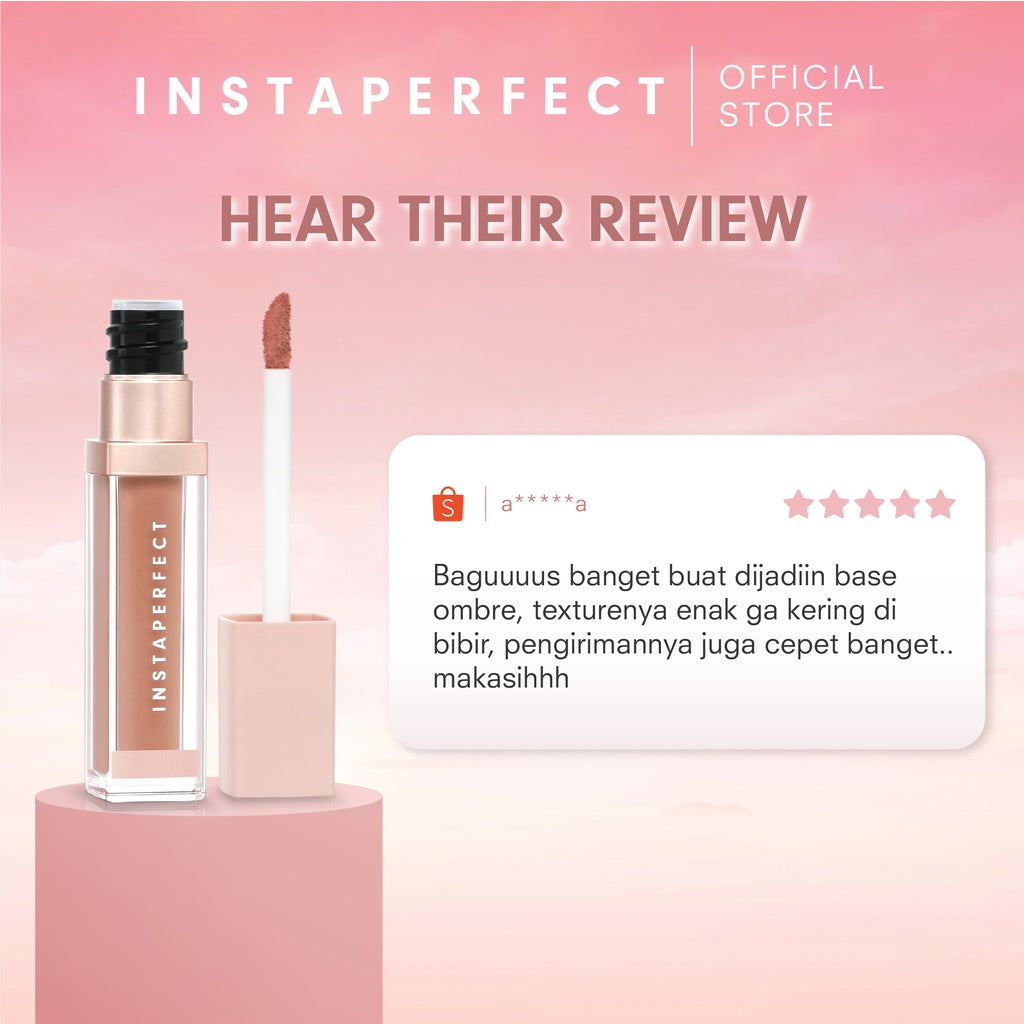 [NEW] Instaperfect Everlast Intense Matte Liquid 4.2 g - Longlasting Lip Cream (Transferproof, Tahan Lama 12 Jam)