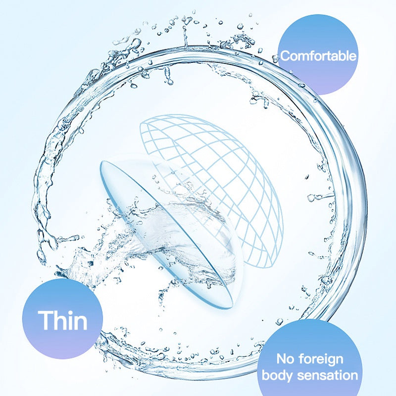 Magister Softlens with solutin Minus Clear lens  -1.00 s/d -10.00 lensa kontak 14.00mm 6 Monthly softlen  nyaman dan alami Solusi perawatan hadiah waktu terbatas
