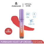 [Beli Banyak Lebih Murah] Purbasari Velvet Lip Cream / Lip Cream Transferproof
