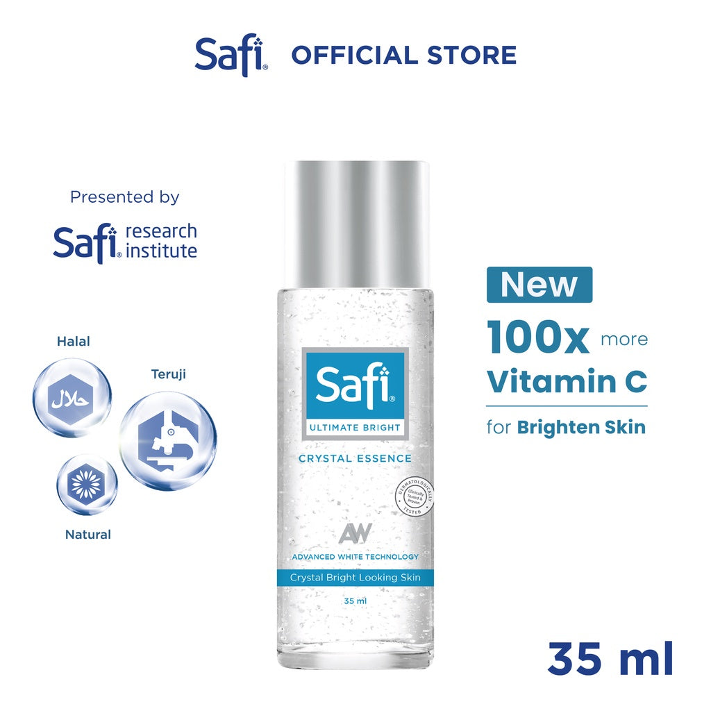 SAFI - Ultimate Bright - Crystal Essence 35 ml - Perawatan Wajah