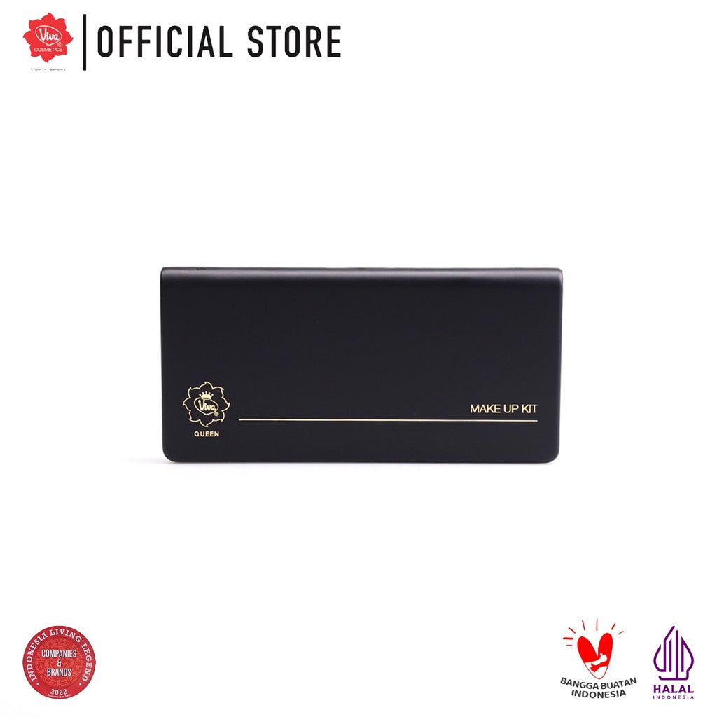 Viva Queen Make Up Kit Classic - 4 in 1 TWO WAY CAKE, BLUSH ON, EYE SHADOW & LIPSTICK (tersedia 5 koleksi warna)