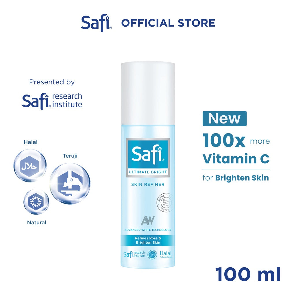 SAFI ULTIMATE BRIGHT SKIN REFINER 100ML - Toner Wajah