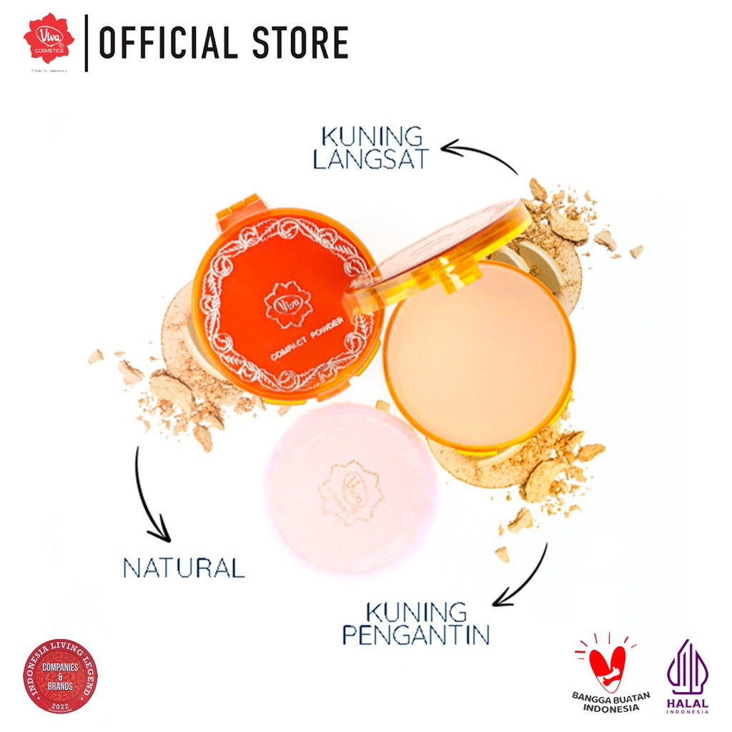 Viva Compact Powder (tersedia 3 varian warna)