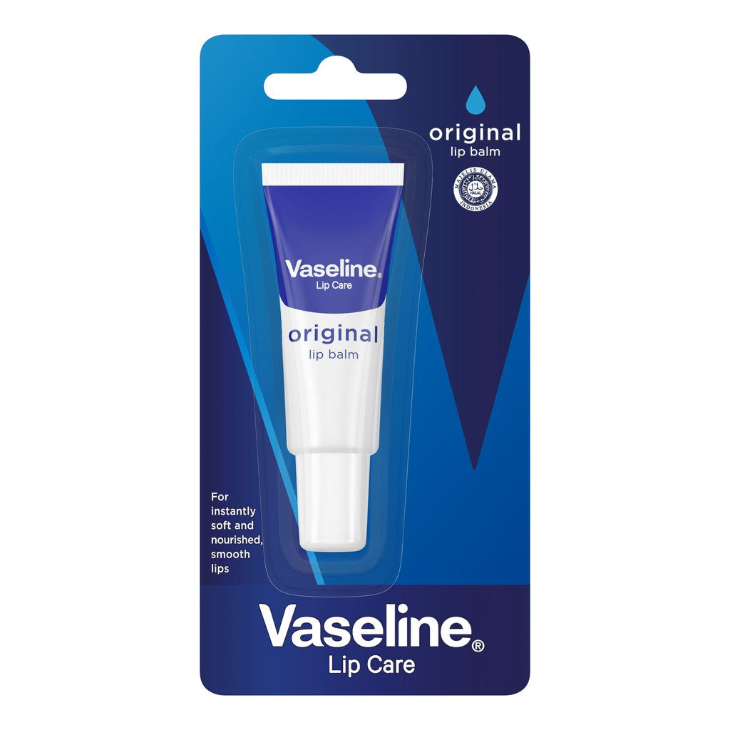 Vaseline Lip Care ORIGINAL Tinted Lip Balm Tube 10gr - Pelembab Bibir