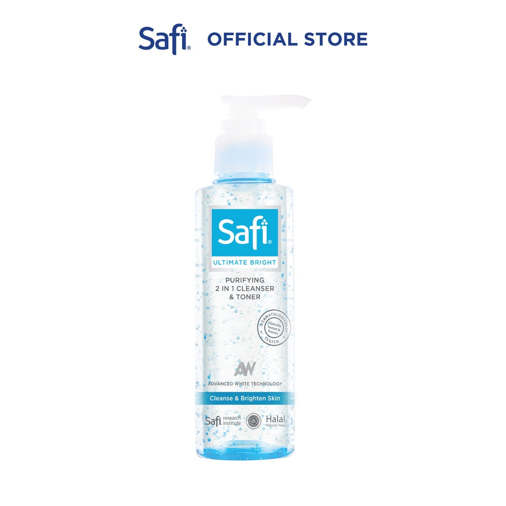 Safi Ultimate Bright 2in1 Cleanser & Toner 150ml - Foam Cleanser
