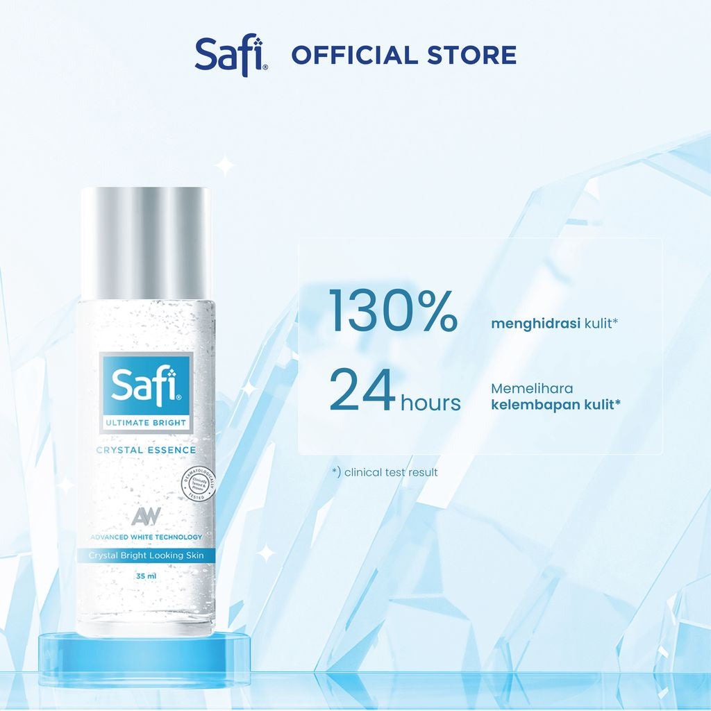 SAFI - Ultimate Bright - Crystal Essence 35 ml - Perawatan Wajah