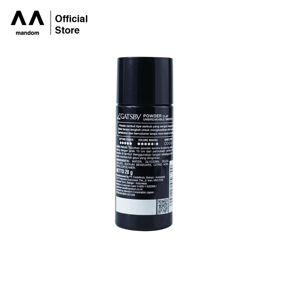 GATSBY Powder Clay Unbreakable Smooth 20g