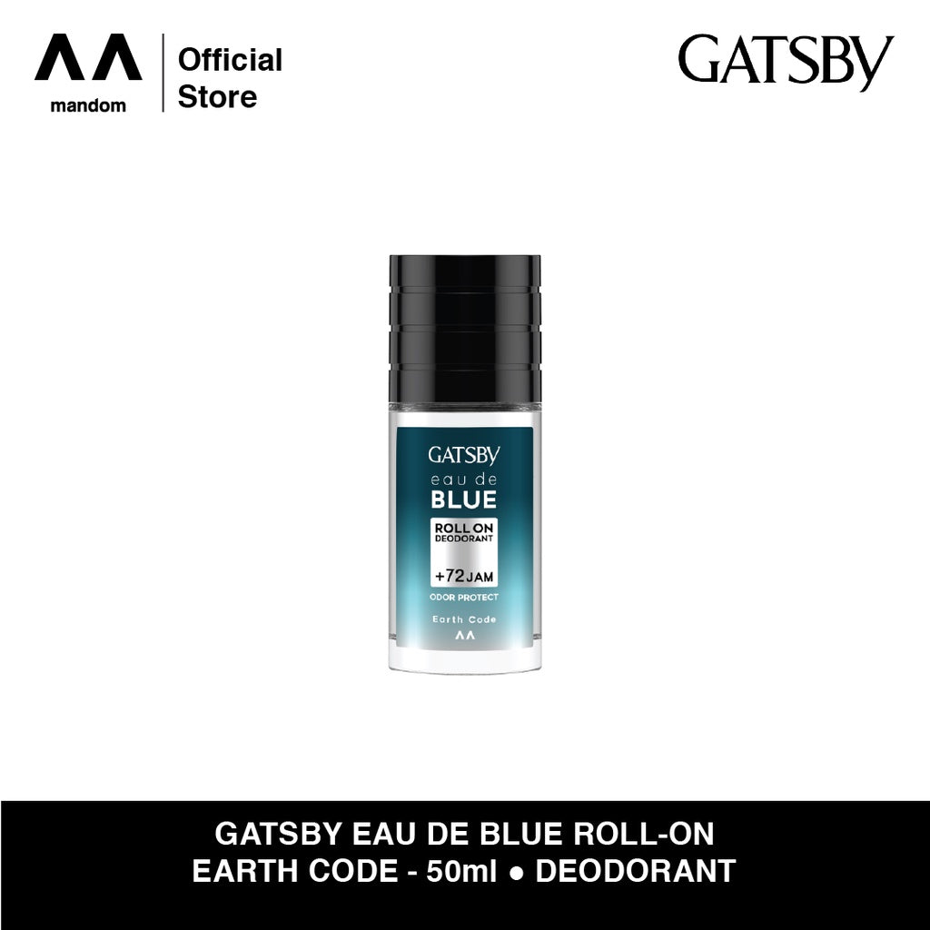GATSBY Eau De Blue Deodorant Roll On - Earth Code