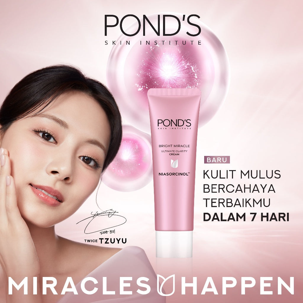 POND'S Bright Miracle Ultimate Clarity Niasorcinol Cream 20G 500x Kekuatan Mencerahkan
