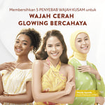 CITRA FACE WASH WAJAH CERAH GLOWING BENING PEARLY GLOW SABUN MUKA PENCERAH WAJAH 100G