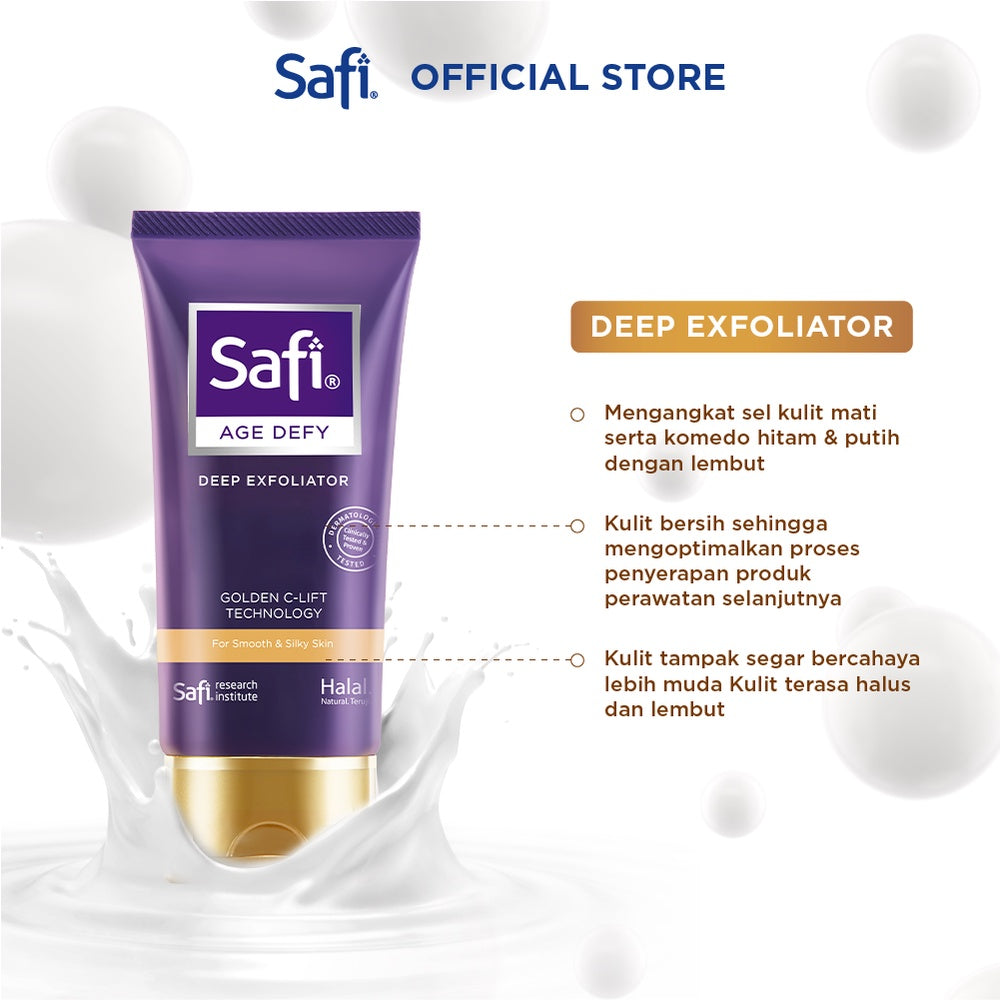 SAFI - Age Defy - Deep Exfoliator 75ml - Eksfoliasi Wajah