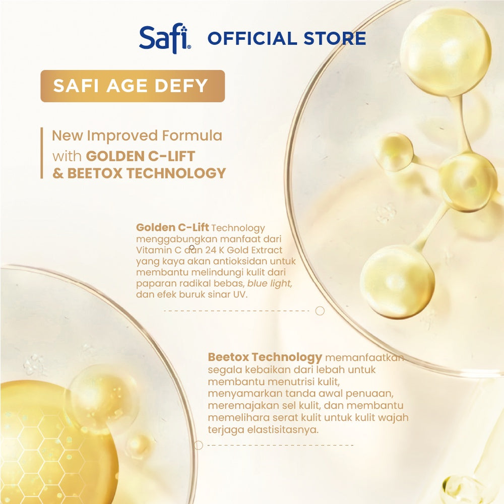 SAFI - Age Defy - Gold Water Essence 30 ml - Serum Wajah Anti Aging