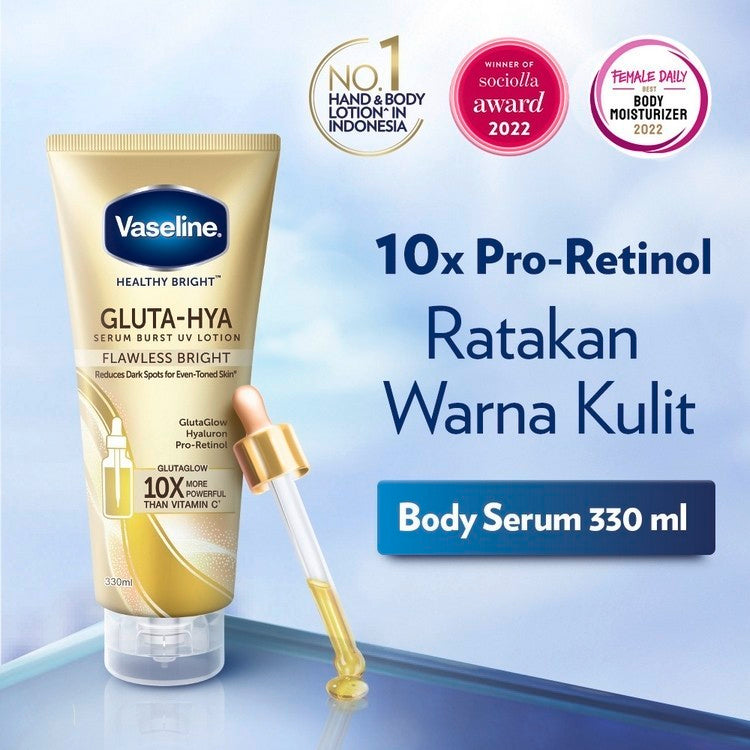 VASELINE Gluta-Hya Body Serum Flawless Bright 330 mL