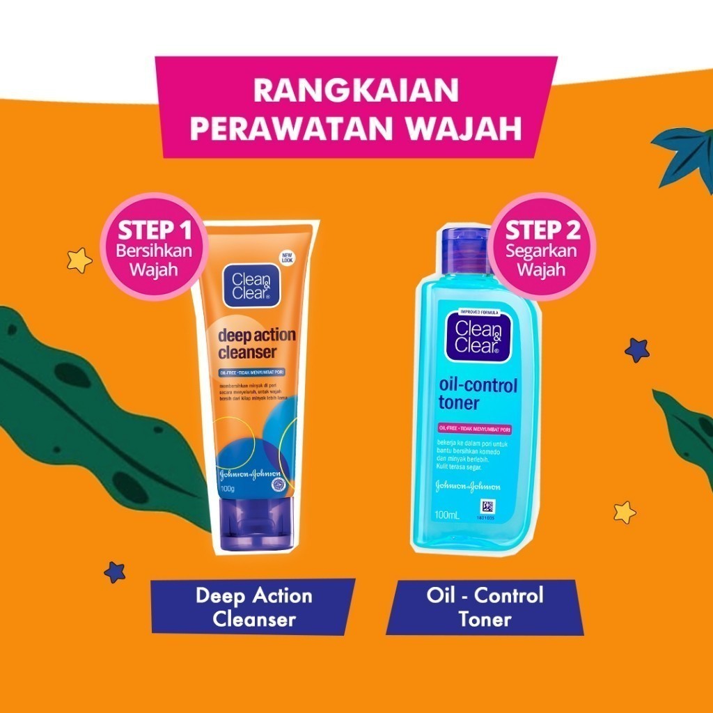 Clean & Clear Deep Action Cleanser Sabun Cuci Muka Pembersih Wajah 100gr